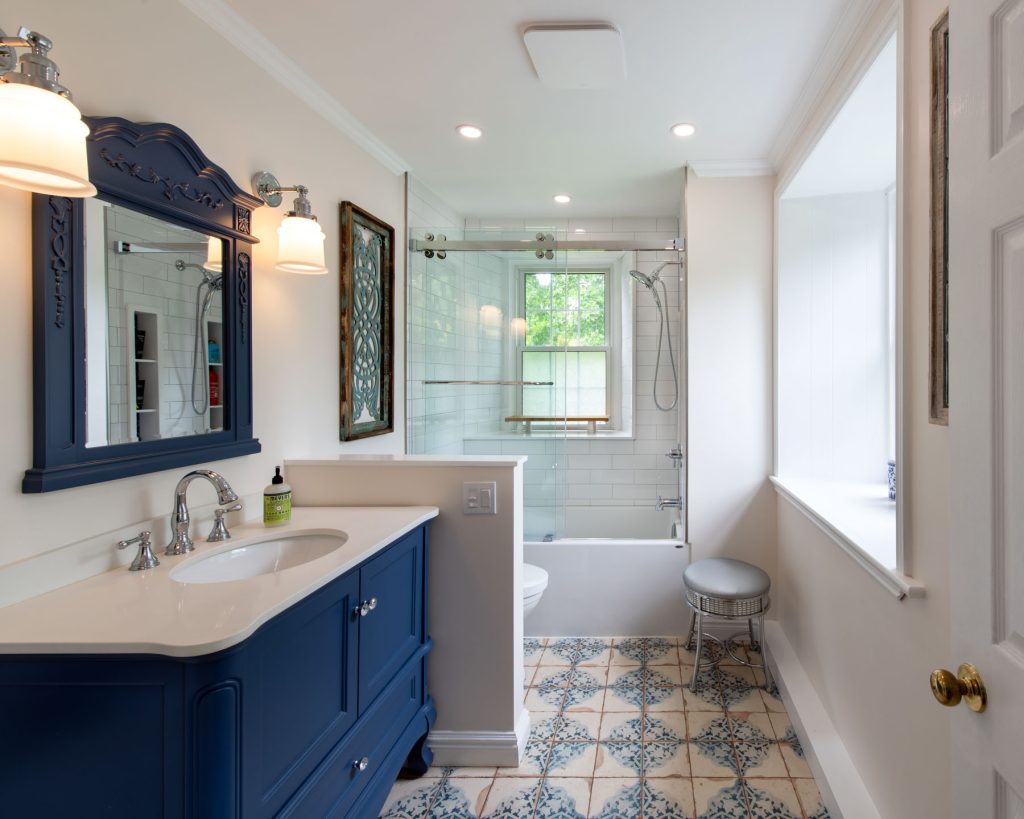 Ontario bathroom reno heritage home